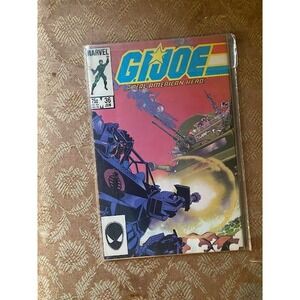GI Joe A Real American Hero 36 Marvel Comics 1985 Cobra HISS Tank Cover Vintage